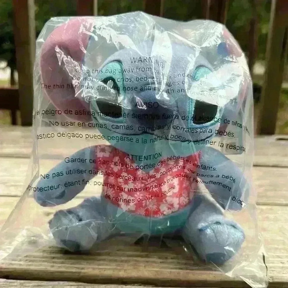 DISNEY Stitch Hawaiian Shirt Plush Toy 9" - Picture 10 of 11